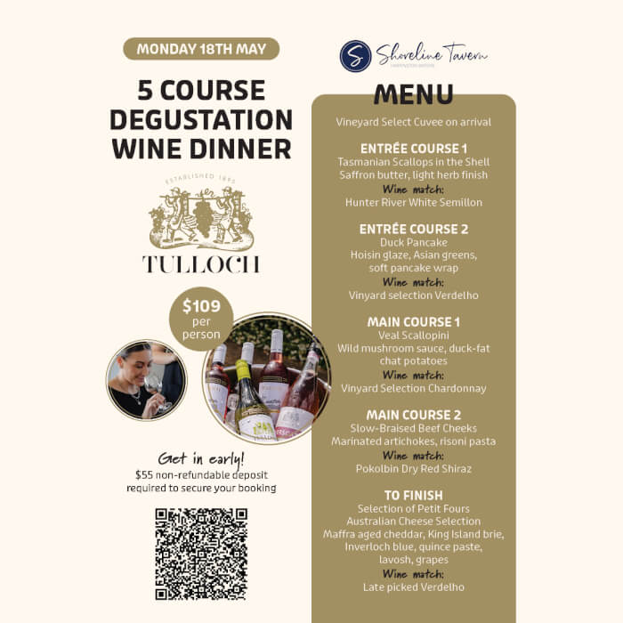 Wine Degustation Dinner