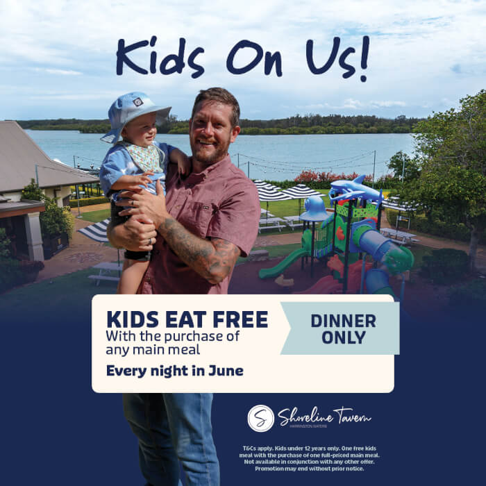 kids on us!